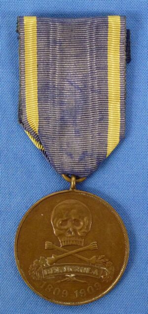 1909 Brunswick Napoleonic Wars Commemorative Centenary Medal for the Peninsula Campaign