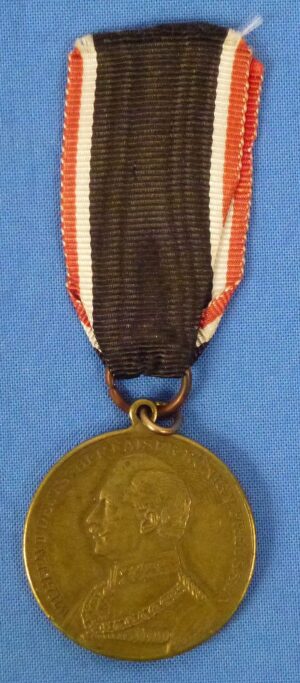 1913 Prussian Napoleonic Wars Commemorative Kaiser Wilhelm II Medal