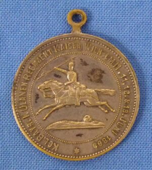 1898 Bavarian Commemorative Medal for the 1st Uhlan Regiment of the King's German Legion