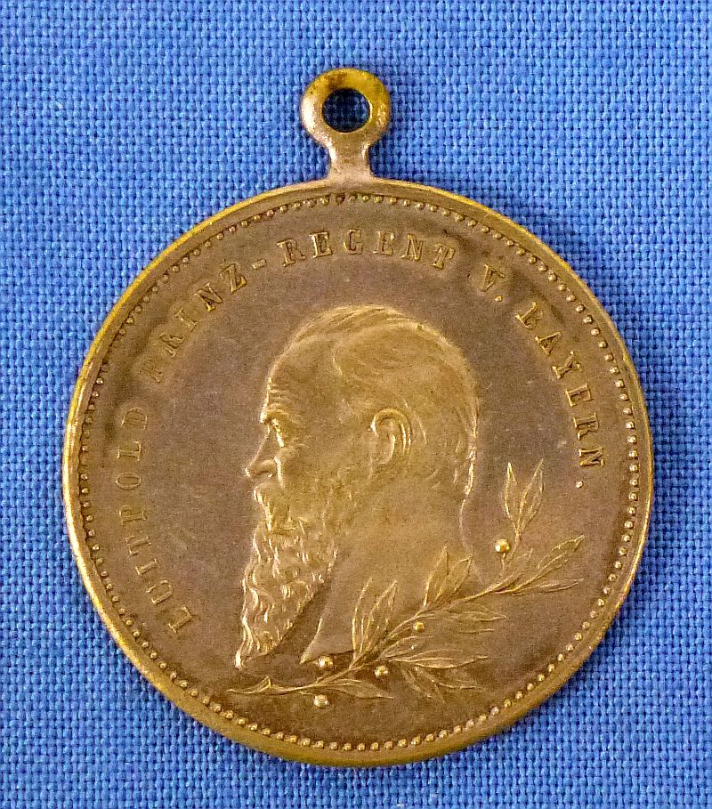 1898 Bavarian Commemorative Medal for the 1st Uhlan Regiment of the King's German Legion - Image 2