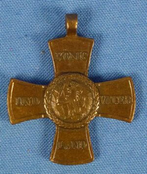 1814 Bavarian Napoleonic Wars Military Commemorative Cross