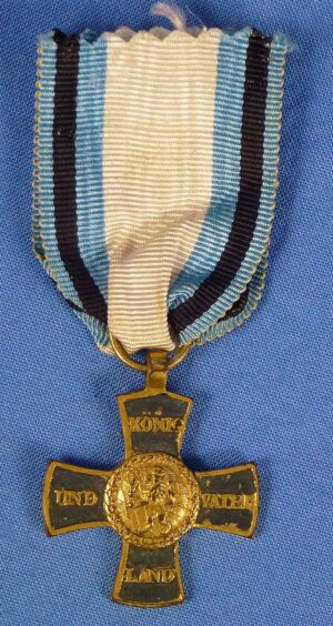 1814 Bavarian Napoleonic Wars Officer's Military Commemorative Cross