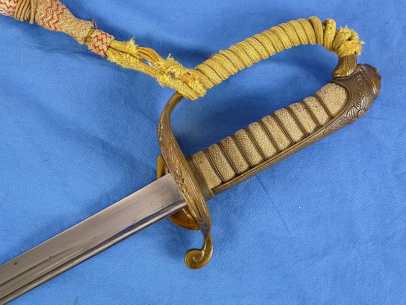 WWII Period Model 1883 Japanese Naval Officer Sword with Portepee - Image 6