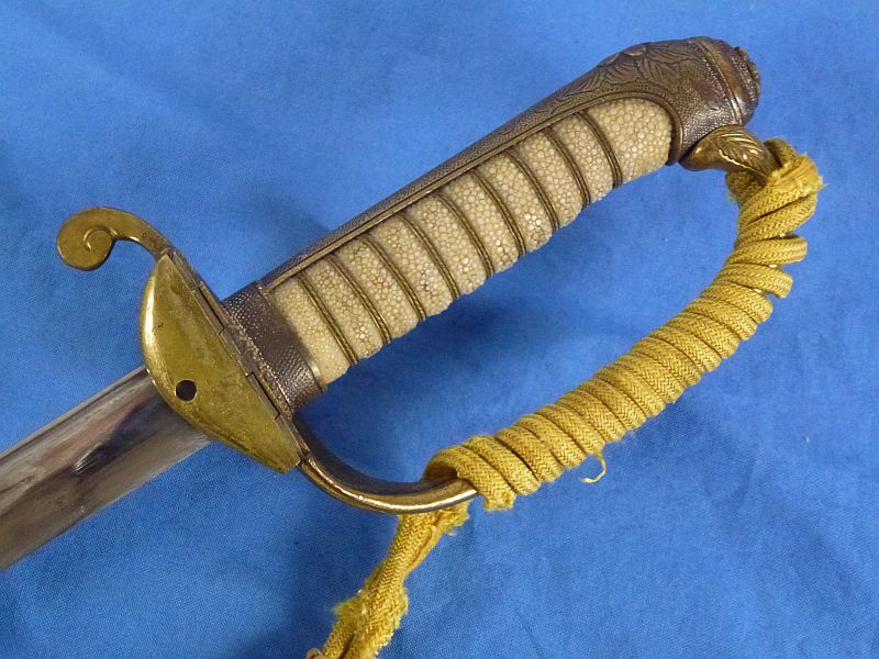 WWII Period Model 1883 Japanese Naval Officer Sword with Portepee - Image 7