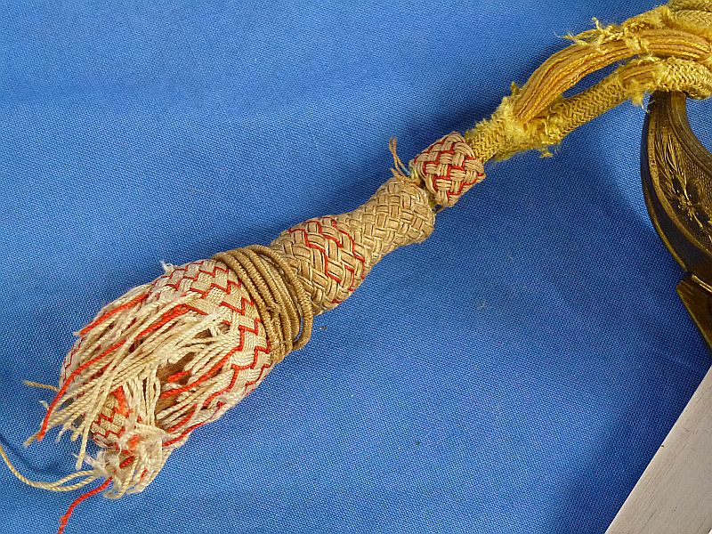 WWII Period Model 1883 Japanese Naval Officer Sword with Portepee - Image 9