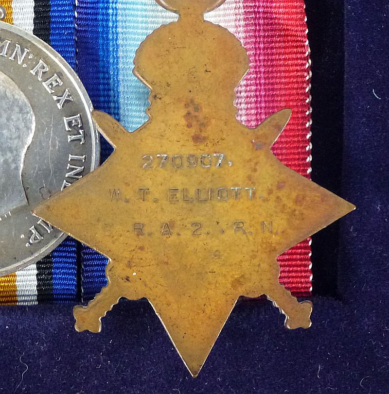 WWI British Royal Navy Medals Group to the Cruiser H.M.S. Crescent - Image 3