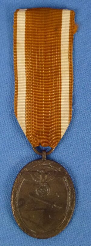 German West Wall Medal in Tombac
