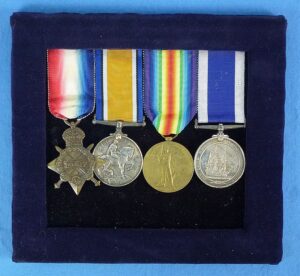 WWI British Royal Navy Medals Group to the Cruiser H.M.S. Astraea