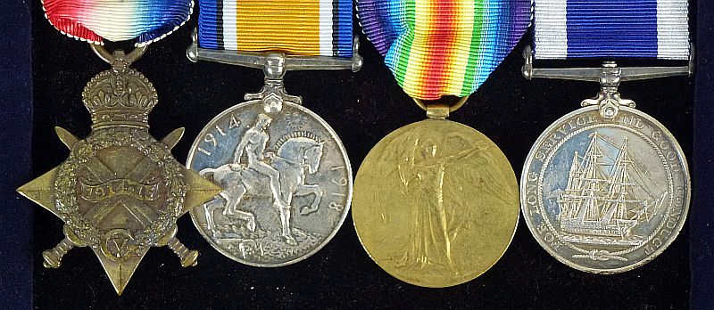 WWI British Royal Navy Medals Group to the Cruiser H.M.S. Astraea - Image 2