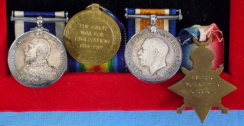WWI British Royal Navy Medals Group to the H.M.S. Actaeon - Image 3