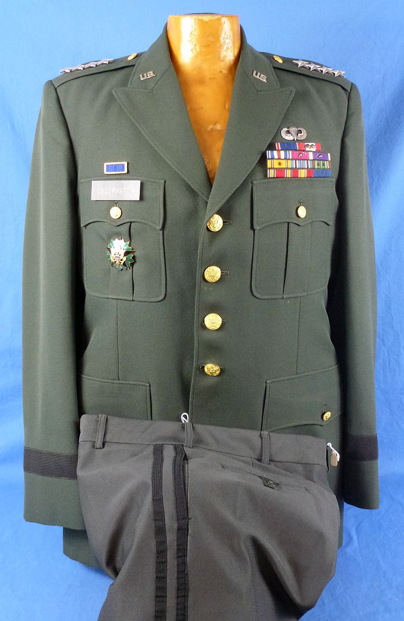 The Service Uniform of U.S. Army 4 Star General and DSC Recipient Andrew  Goodpaster  Griffin Militaria