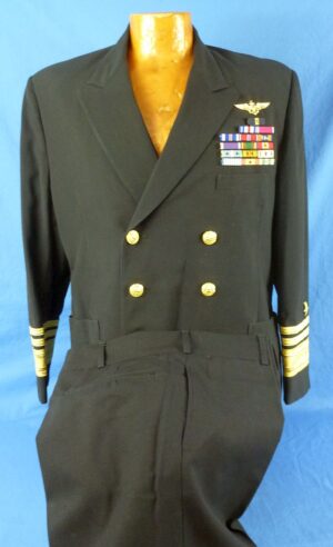 The Uniform of U.S. Navy Aviator Vice Admiral and Vietnam P.O.W. William P. Lawrence