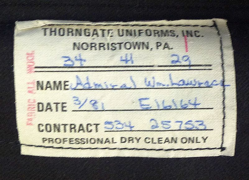 The Uniform of U.S. Navy Aviator Vice Admiral and Vietnam P.O.W. William P. Lawrence - Image 11