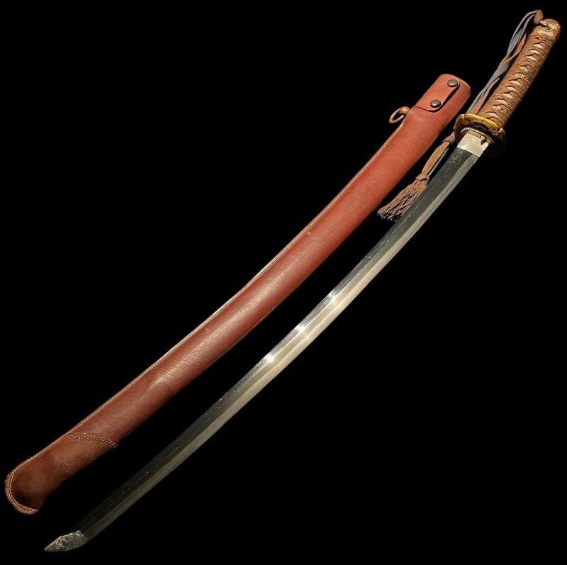 Near Mint Signed WWII Japanese Army Officer Type 98 Shin Gunto Sword - Image 3