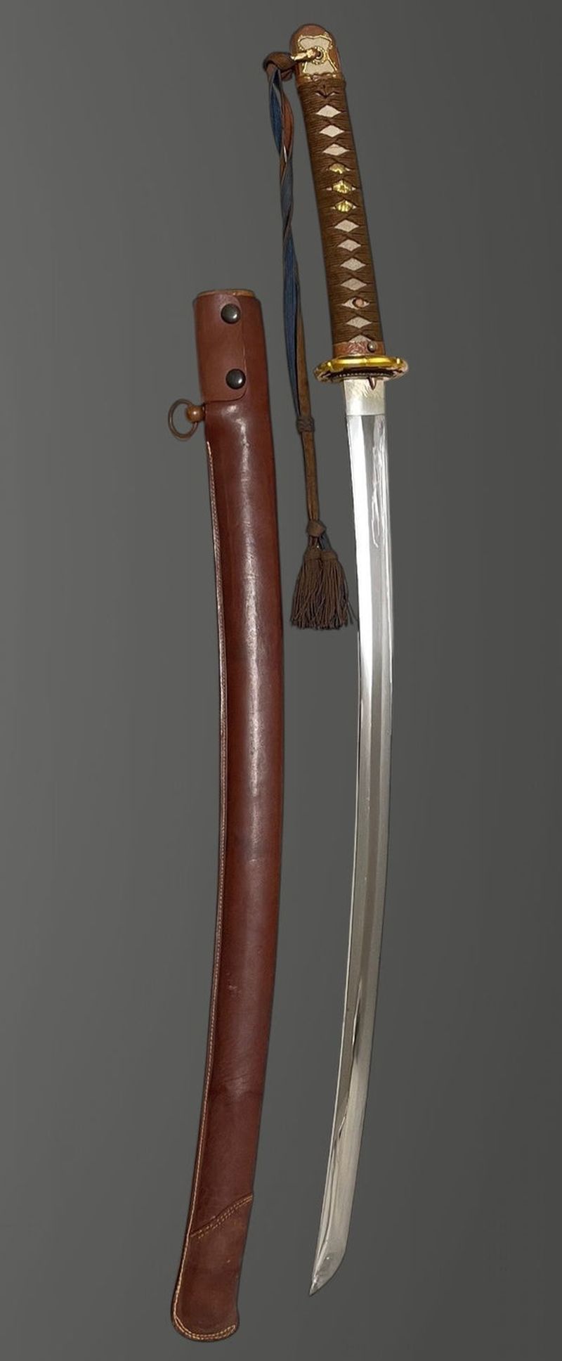 Near Mint Signed WWII Japanese Army Officer Type 98 Shin Gunto Sword - Image 7