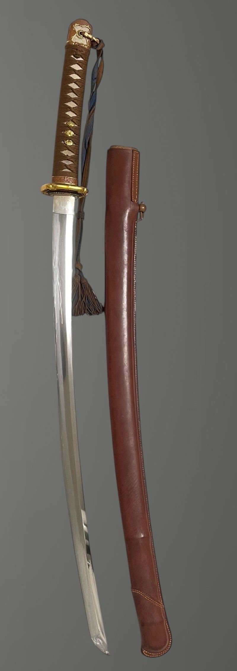 Near Mint Signed WWII Japanese Army Officer Type 98 Shin Gunto Sword - Image 8