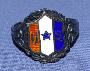 WWI Son In Service Sterling Ring