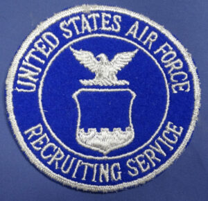 1950's - 60's U.S. Airforce Recruiting Service Patch