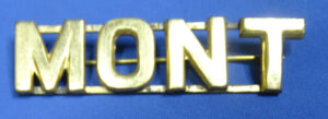 1920's Montana National Guard Officer's Collar Insignia