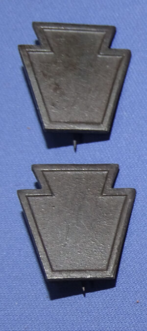 Pair WWI Pennsylvania National Guard Officer's Collar Insignia