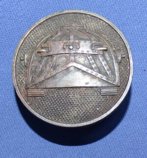 WWI Tank Corps Collar Disk Front View