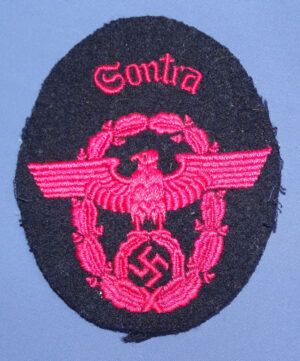WWII German Fire Police Sleeve Eagle