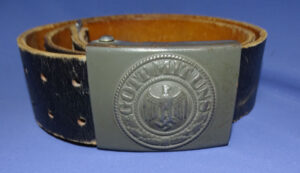 WWII German Army EM/NCO Belt & Buckle - B & N 40