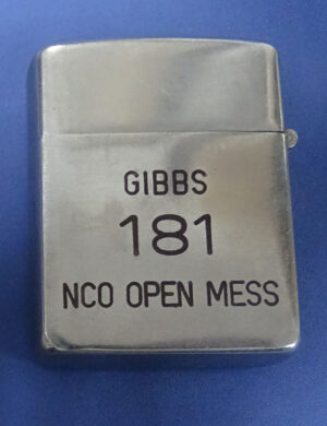 Gibbs 181 NCO Open Mess Revolt Brand Lighter