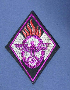 WWII German HJ Fire Defense Sleeve Badge