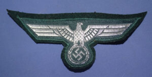 German Army NCO/Officer Silver Wire Breast Eagle
