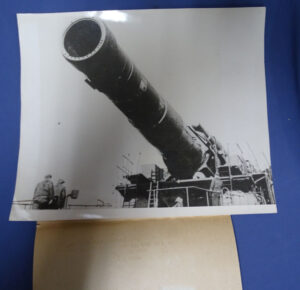 WWII AP Photo German Anti Invasion Gun On Atlantic Wall 8 x 6-3/4"