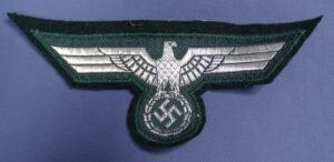 German Army NCO/Officer Silver Wire Breast Eagle
