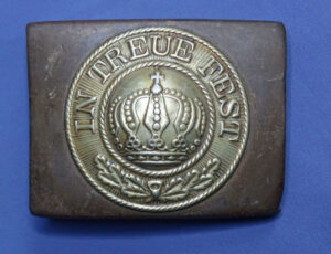 WWI Bavarian Enlisted Man's Brass Belt Buckle