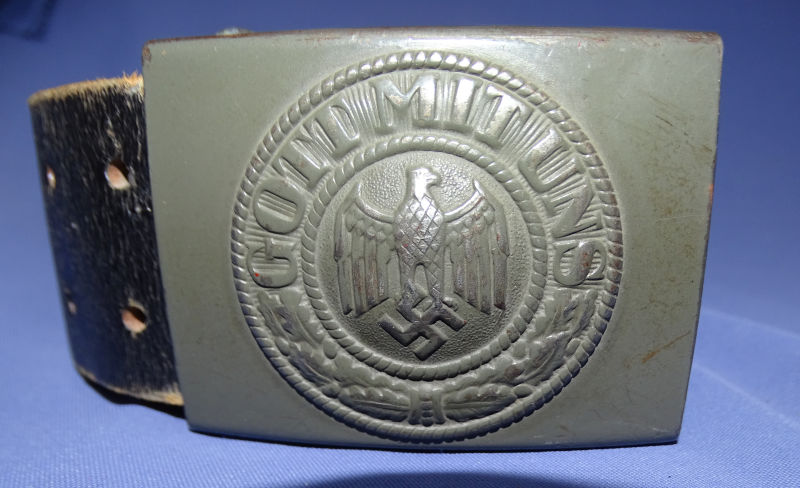 WWII German Army EM/NCO Belt & Buckle - B & N 40 - Image 2