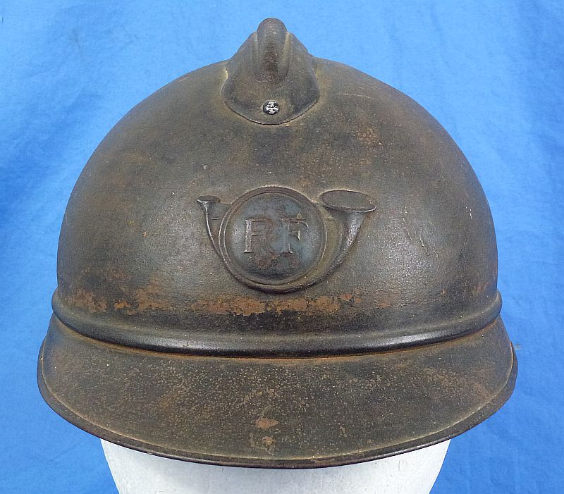 WWI French Chasseur “Light Infantry” Adrian Helmet - Image 2