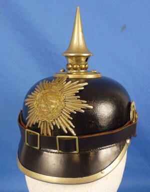 Saxon Infantry EM/NCO Pickelhaube