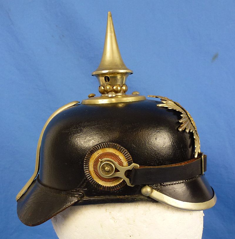 Saxon Infantry EM/NCO Pickelhaube - Image 3