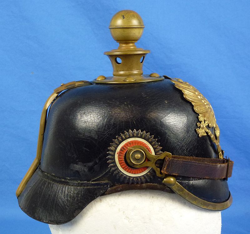Prussian EM/NCO Reserve Artillery Pickelhaube - Image 3