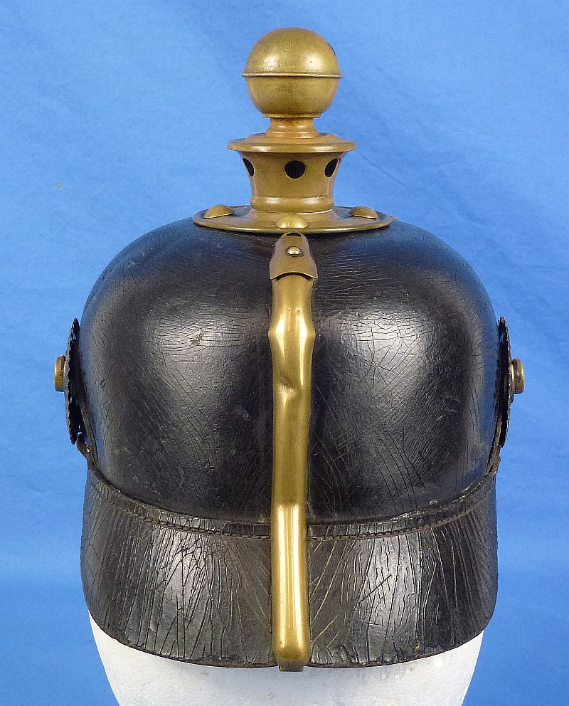 Prussian EM/NCO Reserve Artillery Pickelhaube - Image 4