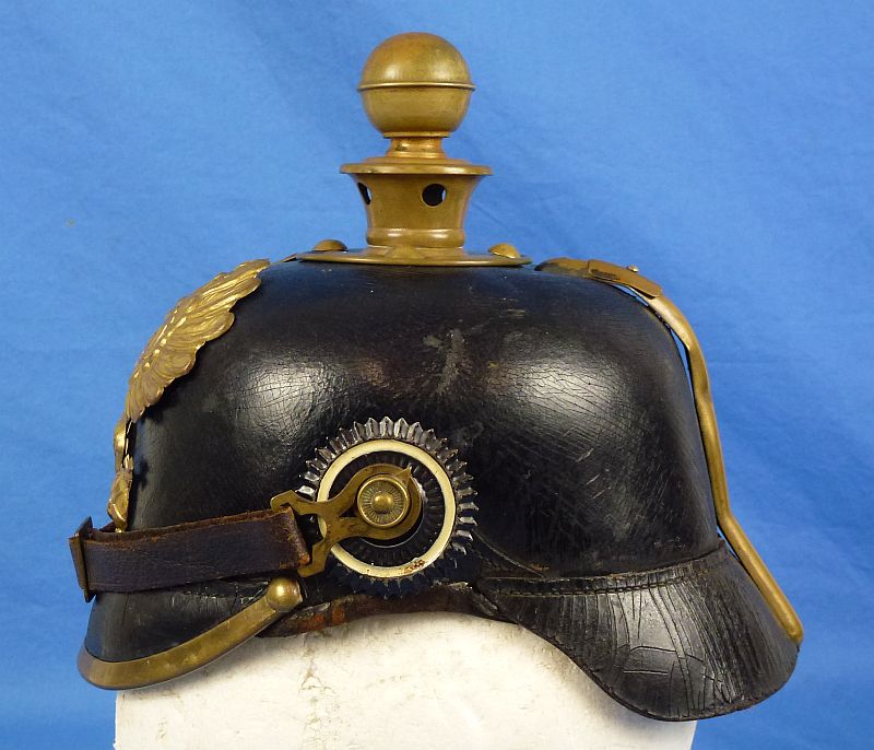 Prussian EM/NCO Reserve Artillery Pickelhaube - Image 5