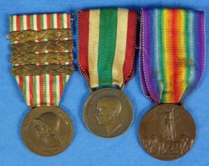 A Trio of Italian WWI Medals