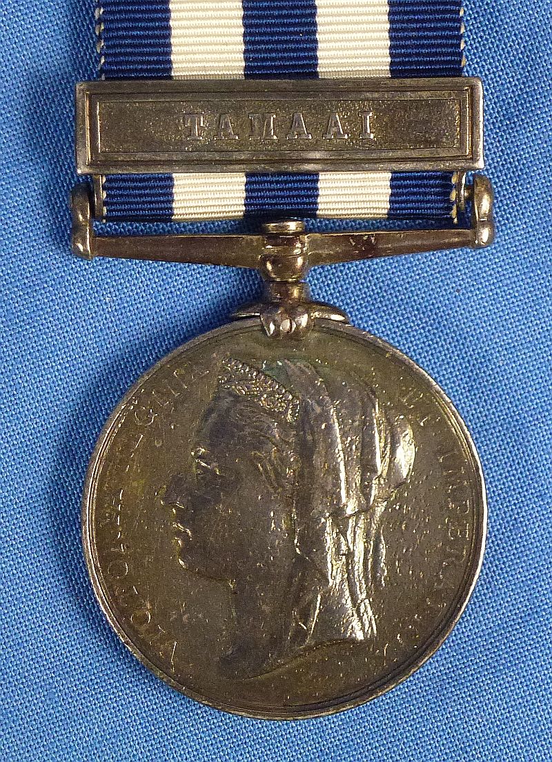 British Egypt Medal 1882-1889 with "Tamaai" Clasp to the Royal Marines - Image 2