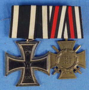 Imperial German Two Place Medal Bar