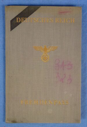 1939 Dated Fremdenpass