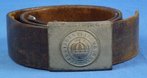 Imperial Saxon EM/NCO Belt and Field Grey Buckle