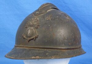 WWI French Colonial Infantry and Navy Model 1915 Adrian Helmet