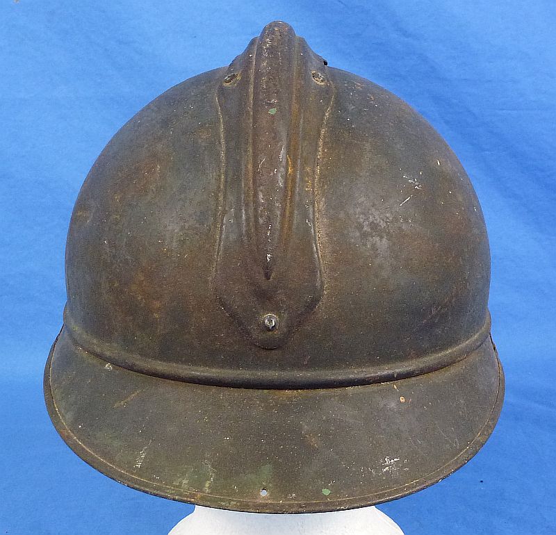 WWI French Colonial Infantry and Navy Model 1915 Adrian Helmet - Image 5