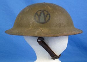 Named WWI Eighty Ninth Division Model 1917 Combat Helmet