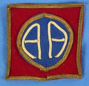 WWI 82nd Division Shoulder Patch