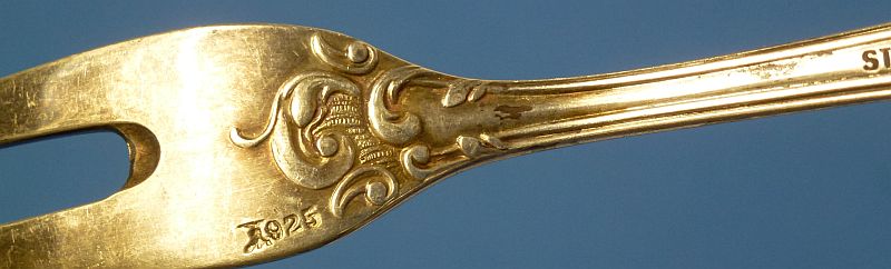 Small Reichsmarschall Hermann Goring Silver Service Fork - Image 4